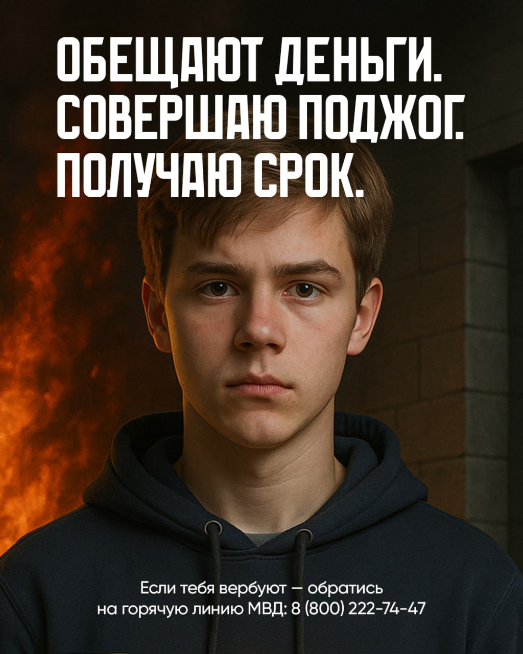 Обещают деньги. Совершаю поджог. Получаю срок.